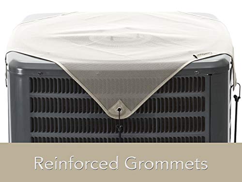Covermates Armor Top Air Conditioner Cover - Light Weight Material, Weather Resistant, Breathable Mesh, Ac & Equipment-Khaki #TOP5