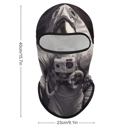 Balaclava para Hombres Máscara de Esquí Máscara Facial Astronauta para Invierno Máscara Facial para Ciclismo miniatura 2