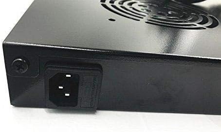 RAISING ELECTRONICS Rack Mount Digital Server Fan Cooling System with 4 Fans 1U