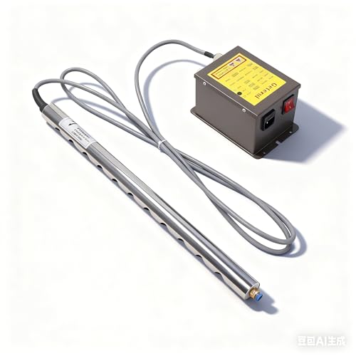 Image of Ionizing Air Bar, High Efficiency Static Elimination Rod with 5.6KV Output Fast Neutralizing Air Ionizer for Industrial Workshops Steel Copper 300mm 1 Pack