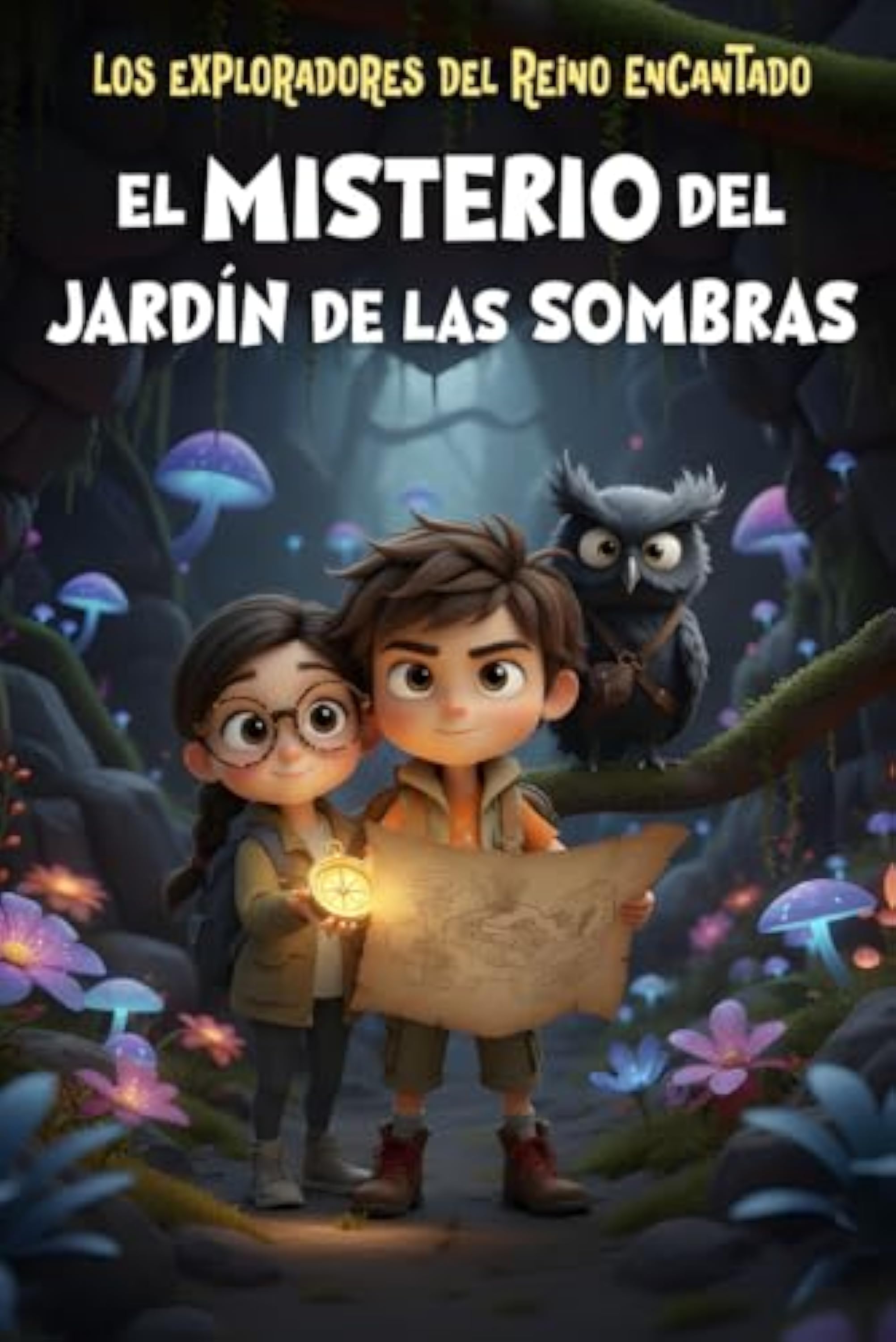 Los Exploradores del Reino Encantado - El misterio del Jardín de las Sombras: Libro infantil de aventuras mágicas y misterio para niños y niñas de 4 a 10 años