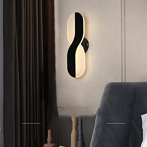 Applique murale acrylique pivotante avec éclairage LED blanc chaud 12W - 7