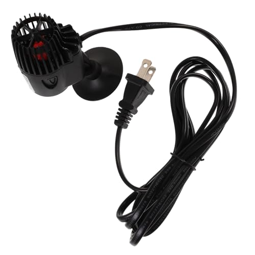 GRIRIW Wave Making Power Head Water Circulation Pump Rotation Durable Aquarium Accessory for Fish Tank Mute with Black US Plug