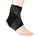 Produktbild REAQER Knöchel Sport Bandage Set & Single, Bandage Knöchel zur Stabilisierung des Knöchels, Achillessehnenbandage mit extra Knöchelriemen, Fußwickel für Männer und Frauen