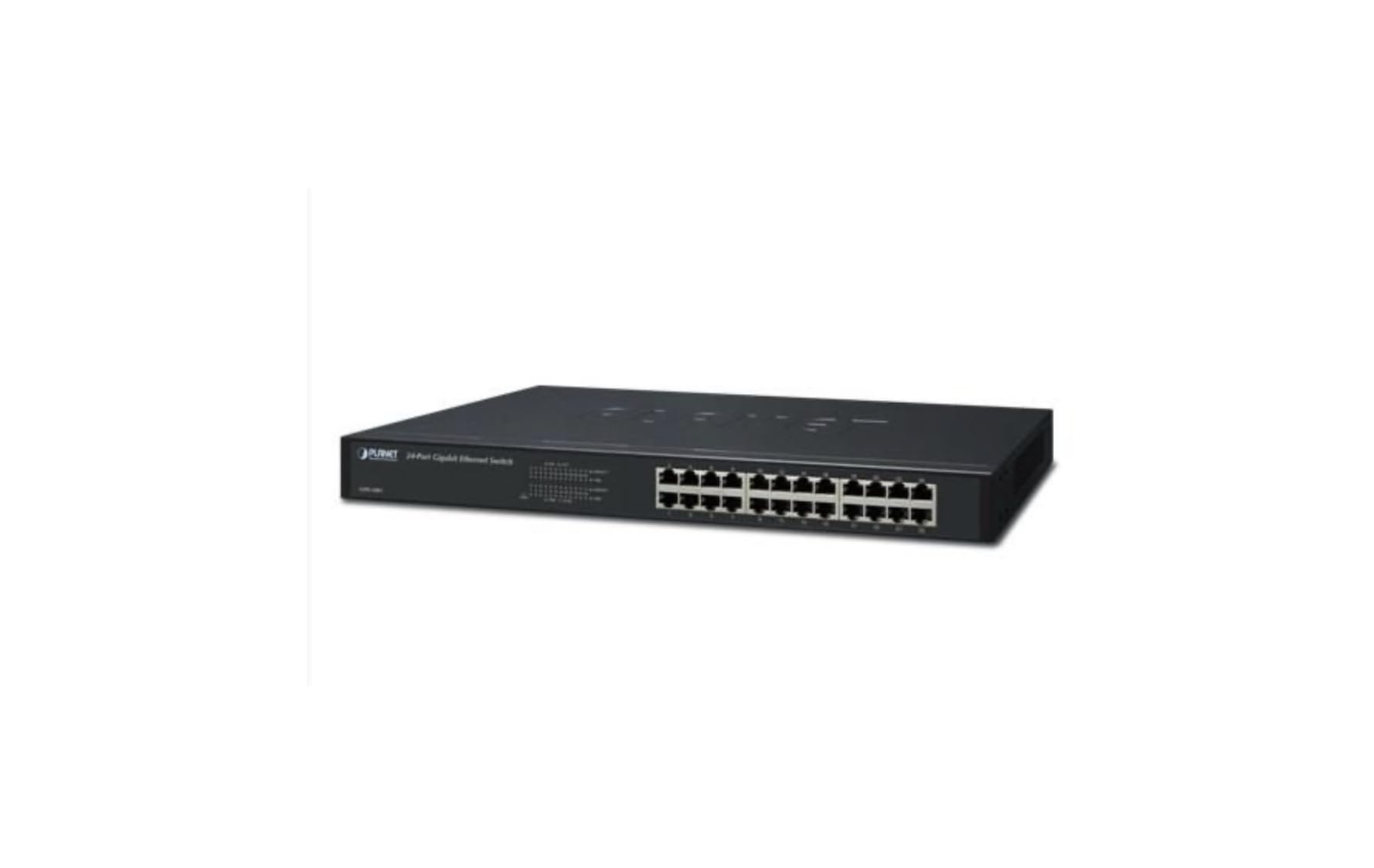 PLANET GSW-2401 - Switch Gigabit Ethernet 24 ports 10/100/1000BASE-T, Jumbo Frame 9K, Fanless