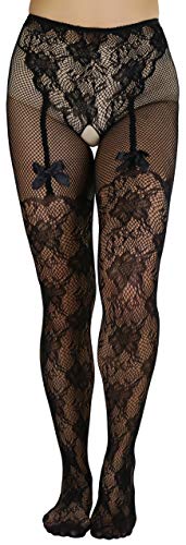Image of ToBeInStyle Women's Suspender Pantyhose