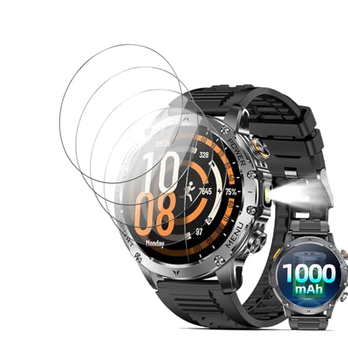 Écran rayé ? Protégez votre montre Karchilor 1,7" avec ce lot de 4 verres trempés 9H