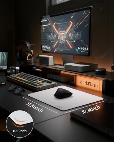 darkFlash Tempered Glass Mouse Pad