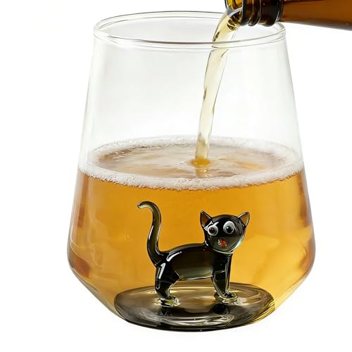 Verre À Vin – Verres À Boissons Élégants | Verrerie À Boire | Tasses En Verre Pour Le Vin, La Bière, Le Jus, L'eau, Pour Des Dîners Divertissants Et Une Utilisation Quotidienne À La Maison Ou Au