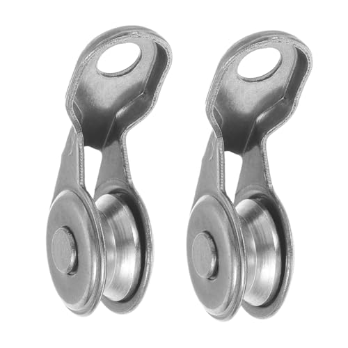 HEMOTON 2Pcs Metal Kite Winder Flexible Guide Wheel for Enhanced Agility and Performance for Kite Kits and Outdoor Sports Activities
