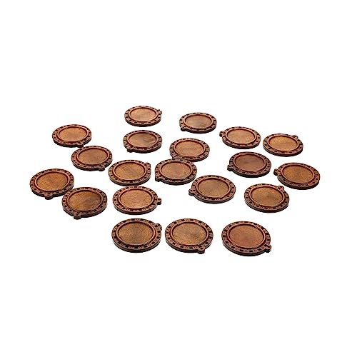 Matériel de bricolage base de bijoux en bois et collier cercle vide Gadpiparty