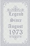Photo Gallery legend since august 1973 birthday: happy birthday 1973 years old gift for boys & girls, funny card alternative 2021, journal 6x9 120 pages | ... quarantined gift for boys girls born in 1973 Photo Gallery legend since august 1973 birthday: happy birthday 1973 years old gift for boys & girls, funny card alternative 2021, journal 6x9 120 pages | ... quarantined gift for boys girls born in 1973