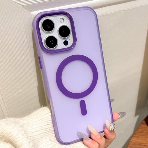 Coque antichoc iPhone 13 Pro violette translucide rigide et silicone de protection