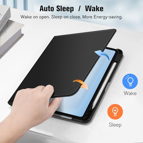 Coque rigide iPad Pro 11 M5 M4 évite la perte du stylet et les rayures