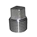 LASCO 32-2983 1/4-Inch Male Pipe Thread Type 304 Stainless Steel Square Head Plug