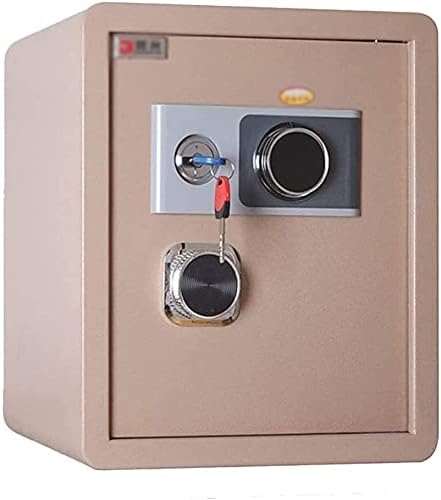 YANSHOU Homestay Home Safety Steel Safety Deposit Box Mechanical Cryptography Fire Key Safe - 450mm * 380mm * 330mm Key Box (Color : Gold)