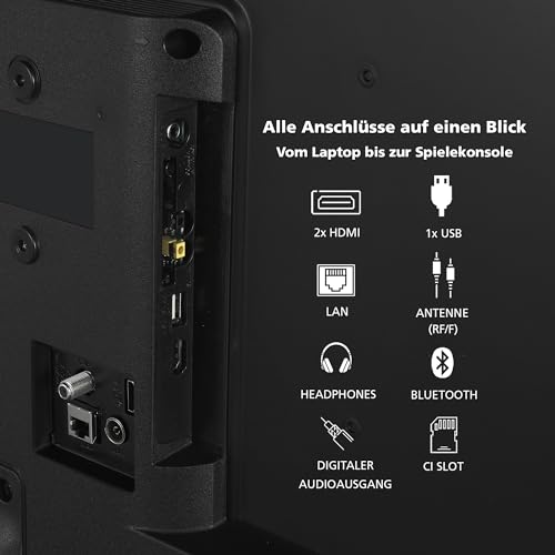 Toshiba 32LA3E63DAZ Android TV 32 Zoll Fernseher (Full HD Smart TV, HDR, Triple-Tuner, Dolby Audio, Bluetooth) – Bild 4