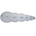 Silicone Suction Lids Airtight Seal [Set of 6] - Easy To Apply Remove Pot Covers, Fit Any Round Container Flat Rim, Great for Frying Pans Casseroles Woks, 6 sizes (4”,6”,8”,10”,12”,14”)