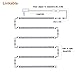 Premium LED Light Strips Kit: 6 x 12 Linkable Bars + Rocker Switch for Warm White Ambient Lighting in Cabinets, Closets, Shelf, Display Case, Showcase Lighting, 3000K Warm White