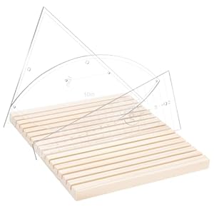 PH PandaHall Linealhalter Holz für Quiltlineale