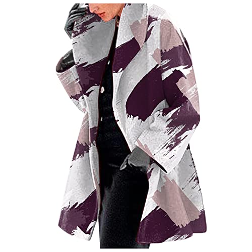 Manteau chaud épais pour femme grande taille veste brodée hiver