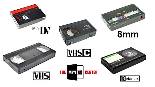 Video Tape Transfer (VHS, VHS-C, 8mm, Hi8, Digital8, MiniDV) to MP4