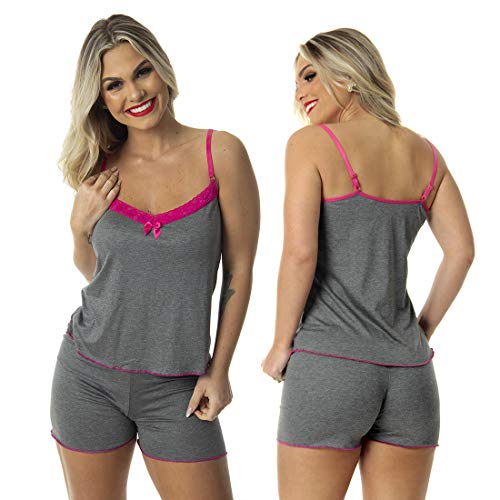 Kit 2 Short Doll Vivi (G, CINZA/MARINHO)