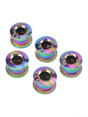 Pack Crankset Bolts M8 Steel Chainring Screws for Mountain For