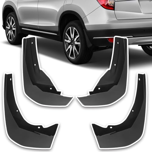 Hbzxqp Mud Flaps Mud Guards Compatible with Honda Pilot 2019-2022 4pcs Splash Guards Front & Rear (Driver and Passenger Side)