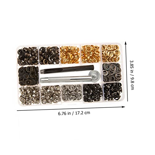 Kit complet de grommets pour cuir avec outil de pose œillets couleurs - 2