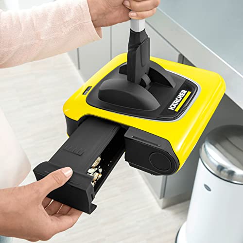 Kärcher - Kb 5 Electric Floor Sweeper Broom - Multi-Surface - Lightweight And Cordless - Ideal For Fur, Hair, Dirt, & Debris - 8.25" Cleaning Width,Yellow #TOP5