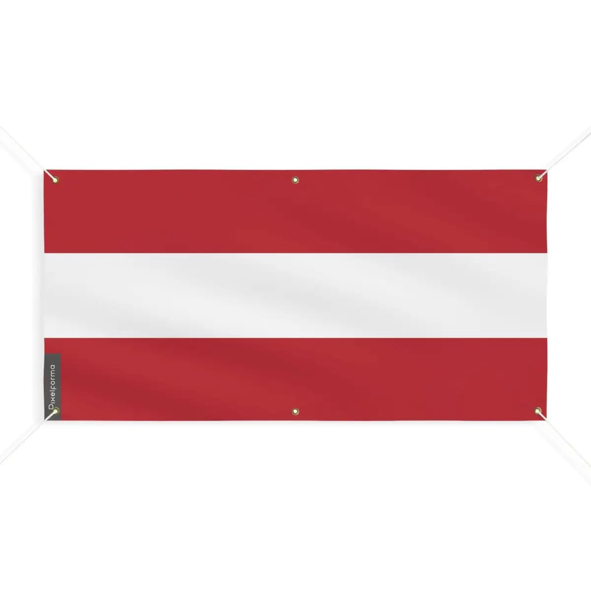 Drapeau de l'Autriche de haute qualité textile 100x200cm avec 6 oeillets - 4