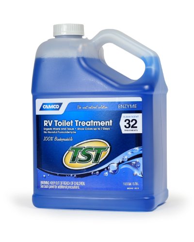 Camco TST Clean Scent RV Toilet Treatment, Formaldehyde Free, Breaks Down Waste And