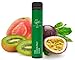 Elfbar 600 - Nikotinfreie tpd-konforme Original Elf Bar Kiwi Passionsfrucht Guave E-Zigarette (Einweg) mit 600 Zügen Shisha To Go + Steamers-Sticker (Kiwi Passion Fruit Guava)