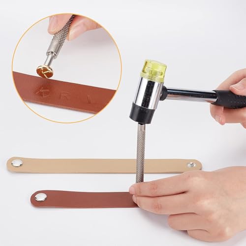 GORGECRAFT 52Pcs Wood Burning Tip Letter Golden Brass Copper Kit Alphabet Number Symbol Soldering Stencil Leather Burner Pyrography Tool Template Set for Wood Burning DIY Embossing Carving Craft - Image 4
