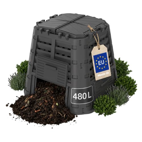 FIXKRAFT Thermokomposter 480L Komposter Garten Schnellkomposter