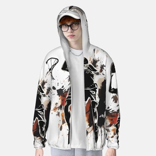 Men's Sun Protection Shirts Basketball Game Long Sleeve Sun Shirt for Fishing Running Hiking Swim3