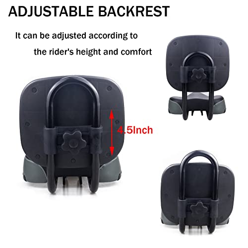 Oversize Soft Bike Saddle With Backrest,Comfortable Large Back Support Seat For Bicycle, Mountain Bike Tricycle Commuter Bike #TOP3