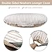 CARUILI Newborn Lounger Cover for Girls Boys, Removable Soft Baby Lounger Cover 1 Pack, Reversible Infant Lounger Cover Fleece, Light Brown (Only Cover)