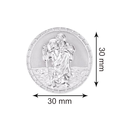 Fritz Cox Sankt Christophorus modern, mit schlichtem Mosaik-Rand