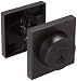 Kwikset 158SQT-11PS Halifax Square Single Cylinder Deadbolt Smart Key Venetian Bronze Finish