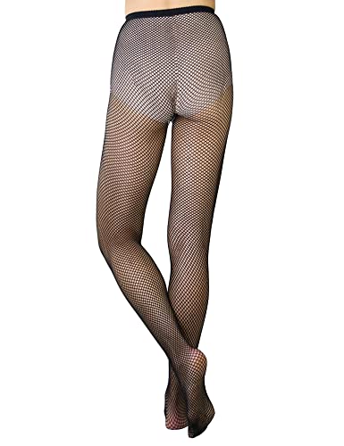 Image of Lastclream High Waisted Fishnet Tights for Women Sexy Fishnets Stockings Full Footed Fishnet Sheer Pantyhose Plus Size