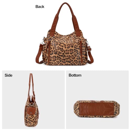 Image of Montana West Hobo Bag Soft Handbag with Crossbody Strap | Everyday Use Purses for Women, Large Capacity Handbag, Casual Hobo Bag