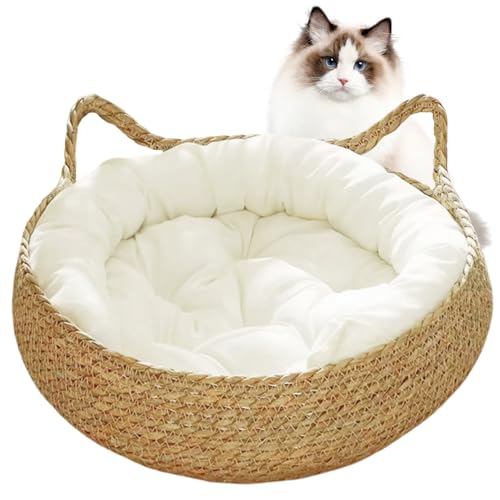 pets best wicker cat bed