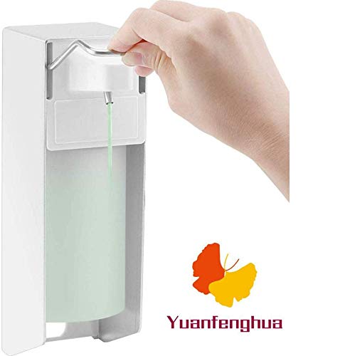 Preisvergleich Produktbild GXMGYT Ellenbogen Seifenspende Desinfektionsmittelspender 500 ml Aluminium Langer Armhebel