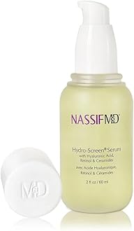 - NassifMD Hydro-Screen Hydration Serum | Surgeon-Created Hyaluronic Acid, Ceramides & Retinol Formula for Plumping, Firming & Reducing Fine Lines