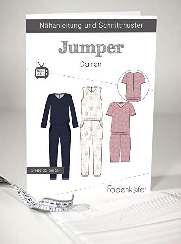 Fadenkäfer Papierschnittmuster Jumper Damen Cover