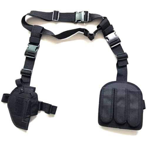 AQ zxdc Juego de Funda táctica for Pierna con cinturón táctico, Soporte for Pistola, Funda Militar Ajustable for Airsoft, Funda for Muslo, Funda for Pistola Multiusos