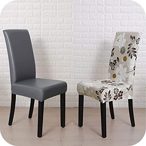 Forcheer Pattern Stretch Chair Covers For Dining Room Set Of 4,Printed Stretchable Dining Chair Slipcover Washable Removable For Kitchen,Hotel,Restaurant,Ceremony Universal Size(4Pcs,Flower) #TOP7