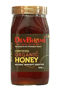 Devbhumi Certified Organic Honey, 1 KG (India's First Organic Certified Honey)